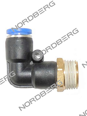 фитинг угловой d8 3/8" для nordberg nl24