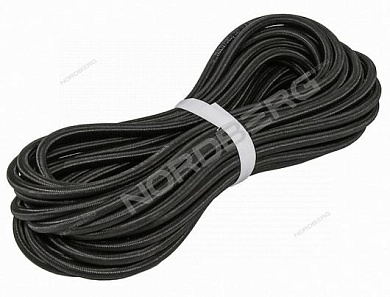 шланг топливный резиновый в оплетке 4мм, бухта 15м. nordberg h0409nbr-br_15