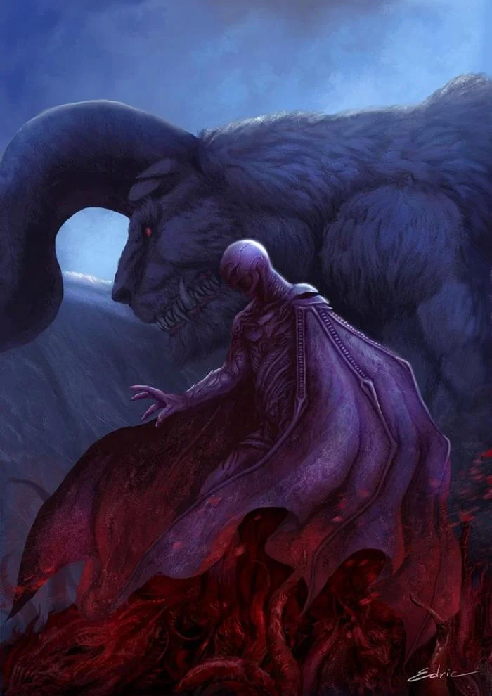 Griffith Anime Art, Аниме, Берсерк, Griffith, Luffie, Длиннопост
