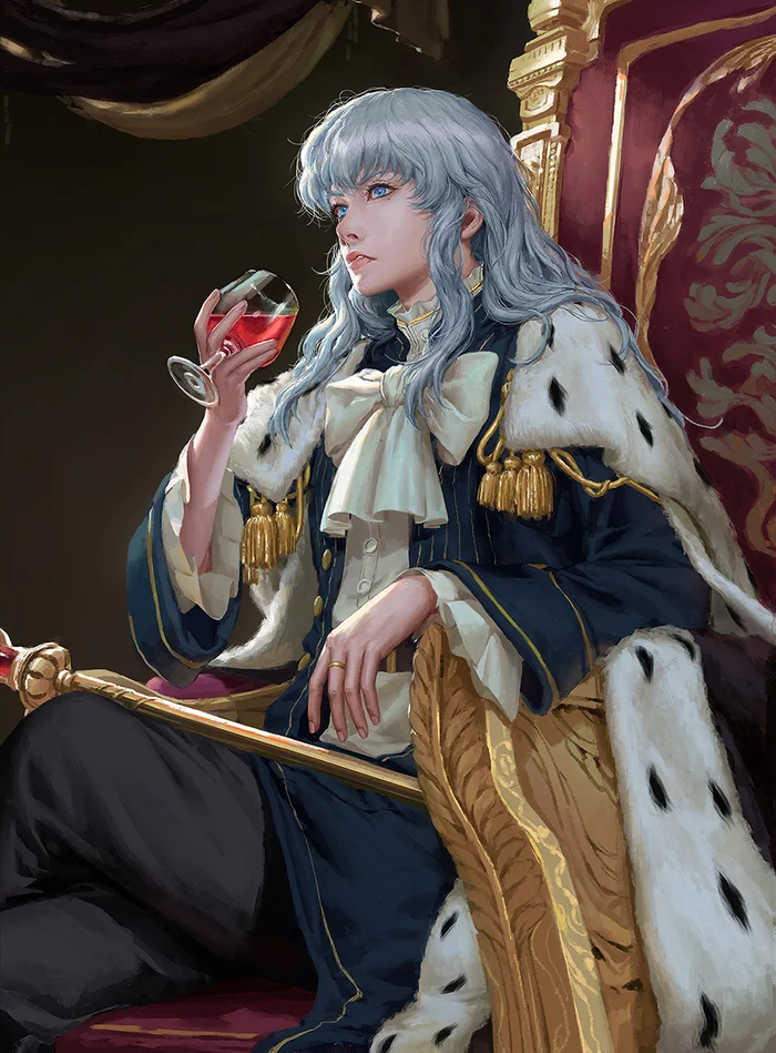 Король всех мастей Аниме, Anime Art, Берсерк, Griffith