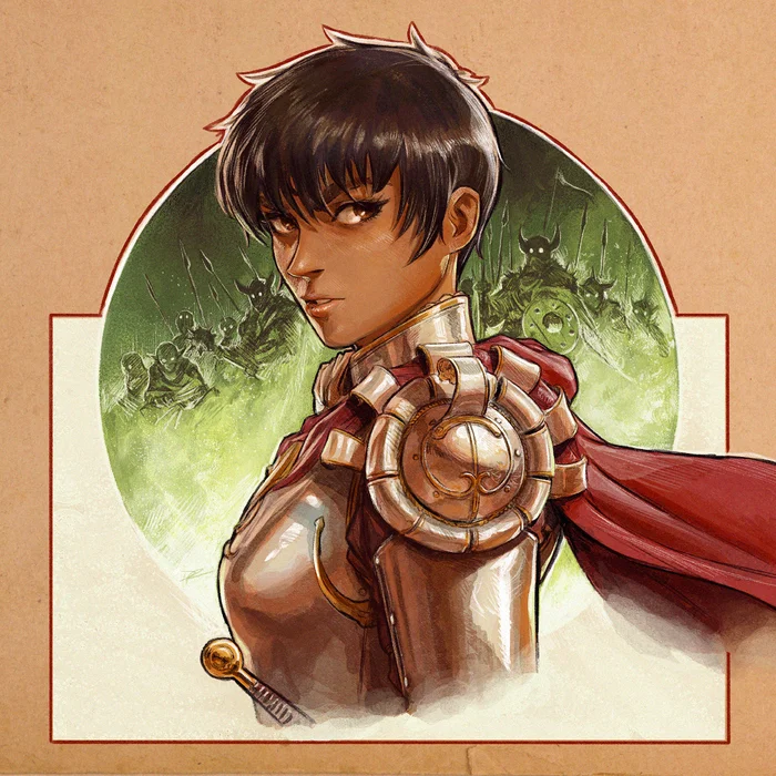 Casca Арт, Аниме, Anime Art, Берсерк, Casca, Девушки, Воительница, Dave Rapoza