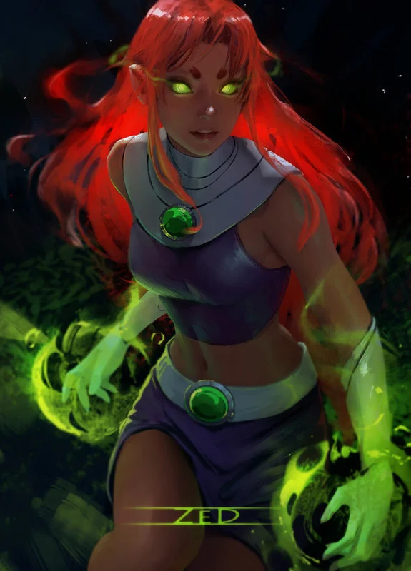Starfire-DC-Comics-Z-e-D-artist-8115965