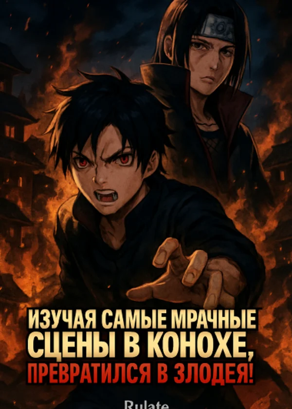 Изучая самые мрачные сцены в Конохе, Наруто превратился в злодея!