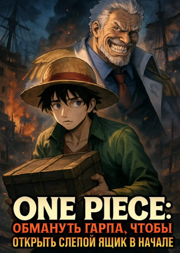One Piece: Обмануть Гарпа, чтобы открыть слепой ящик в начале