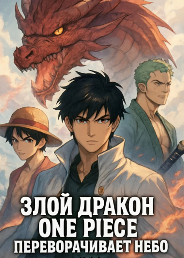 Злой дракон One Piece переворачивает небо