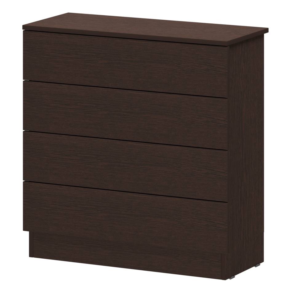 Комод 4 ящика Арго HOME Н-3263 Дуб венге