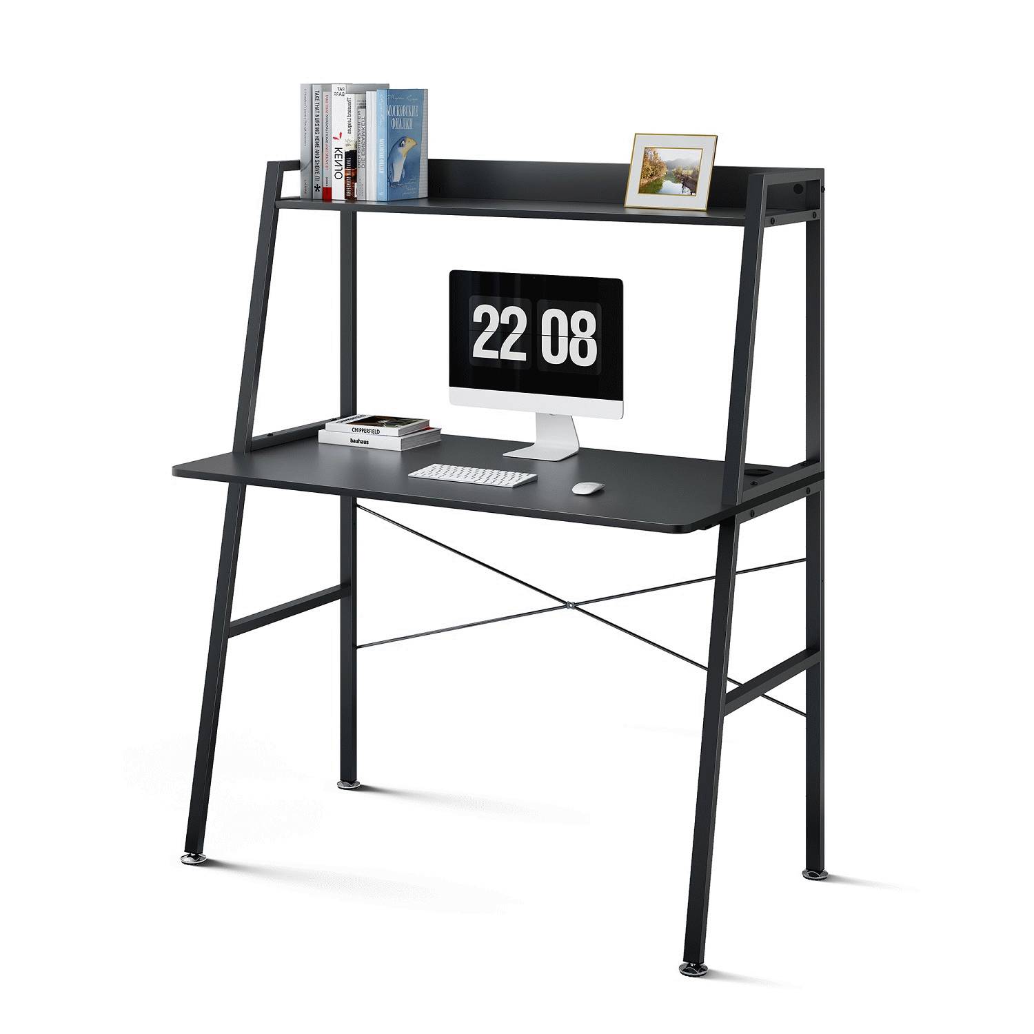 Стол письменный (для компьютера) EUREKA ERK-LD-43B с шириной 109 см, Black
