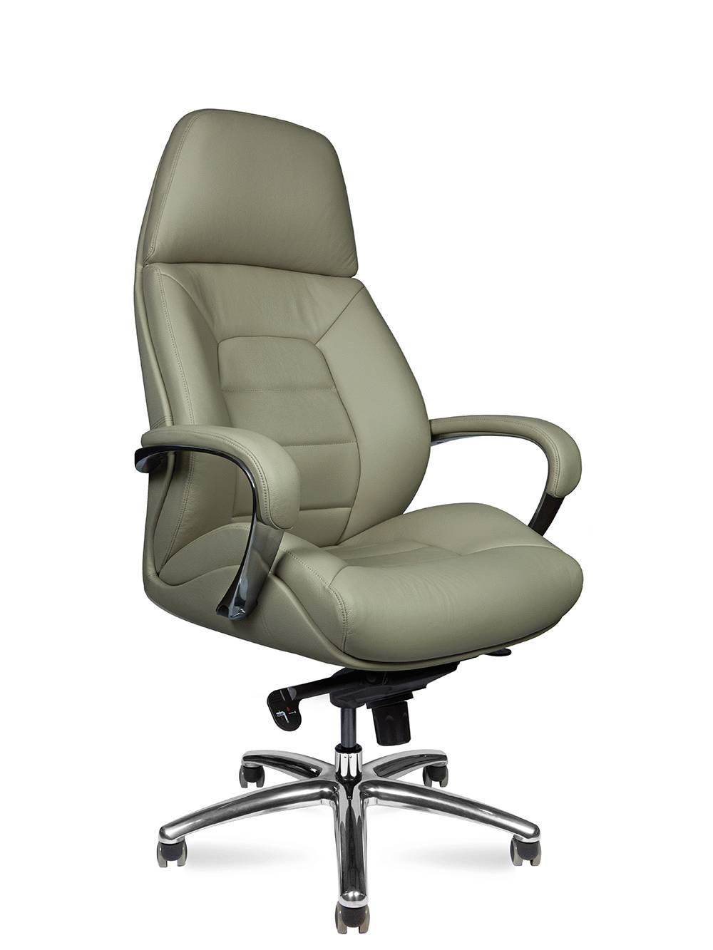 F181 light gray leather