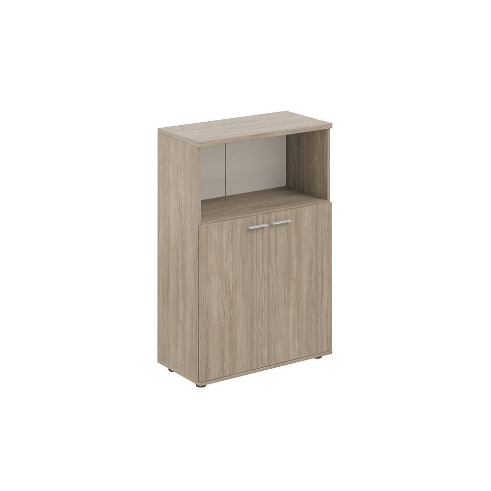 Шкаф средний с нишей 800х400х1200, 2-х дв., з.ст HDF
