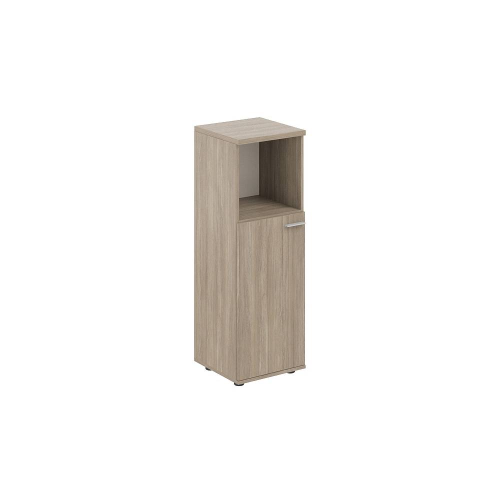 Шкаф средний с нишей 400х400х1200, 1 дв., з.ст HDF, левый
