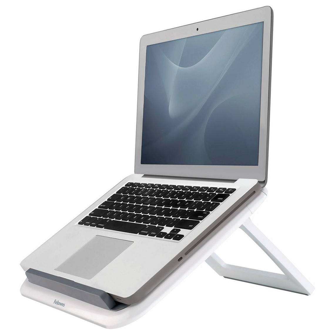 Fellowes® I-Spire Series™, Подставка для ноутбука до 17" с регулировкой высоты, белая/серая