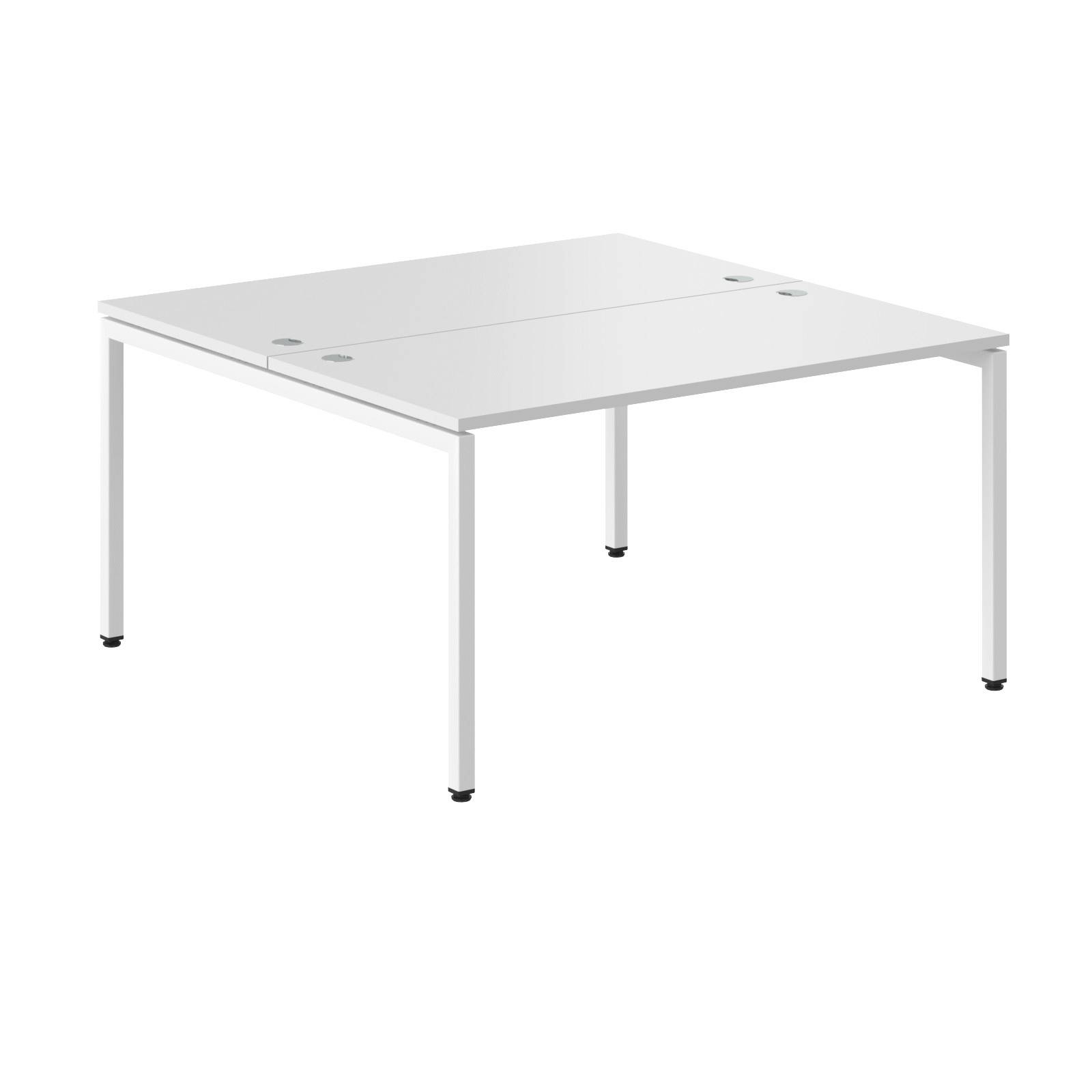 Стол 2-х местный XWST 1414 Белый/Белый 1400х1406х750 XTEN-S