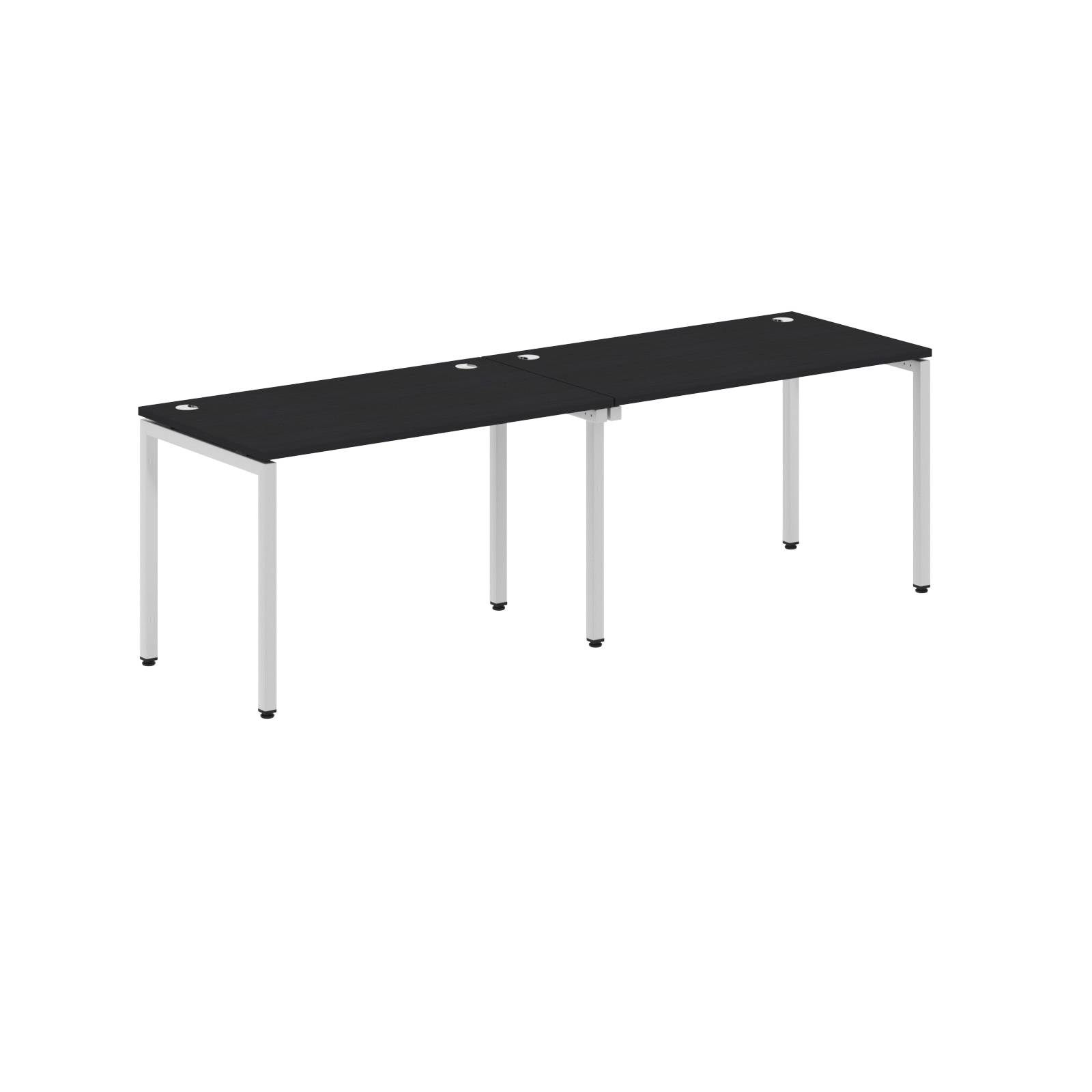 Стол 2-х местный XWST 2470 Дуб Юкон/Алюминий 2400х700х750 XTEN-S