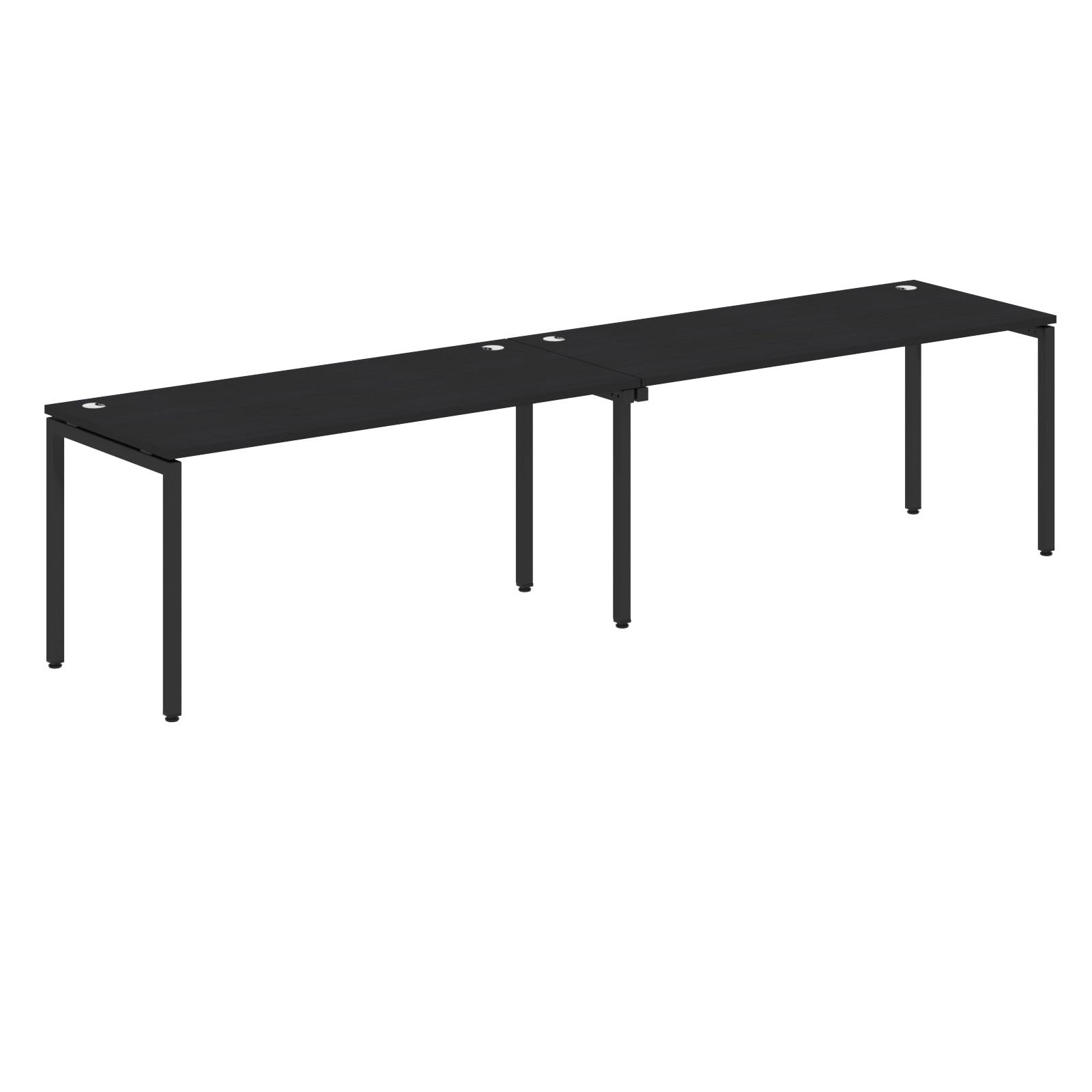 Стол 2-х местный XWST 3270 Дуб Юкон/Антрацит 3200х700х750 XTEN-S