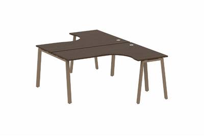 Рабочая станция криволинейная Metal system style БА.РАС-СА-2.4