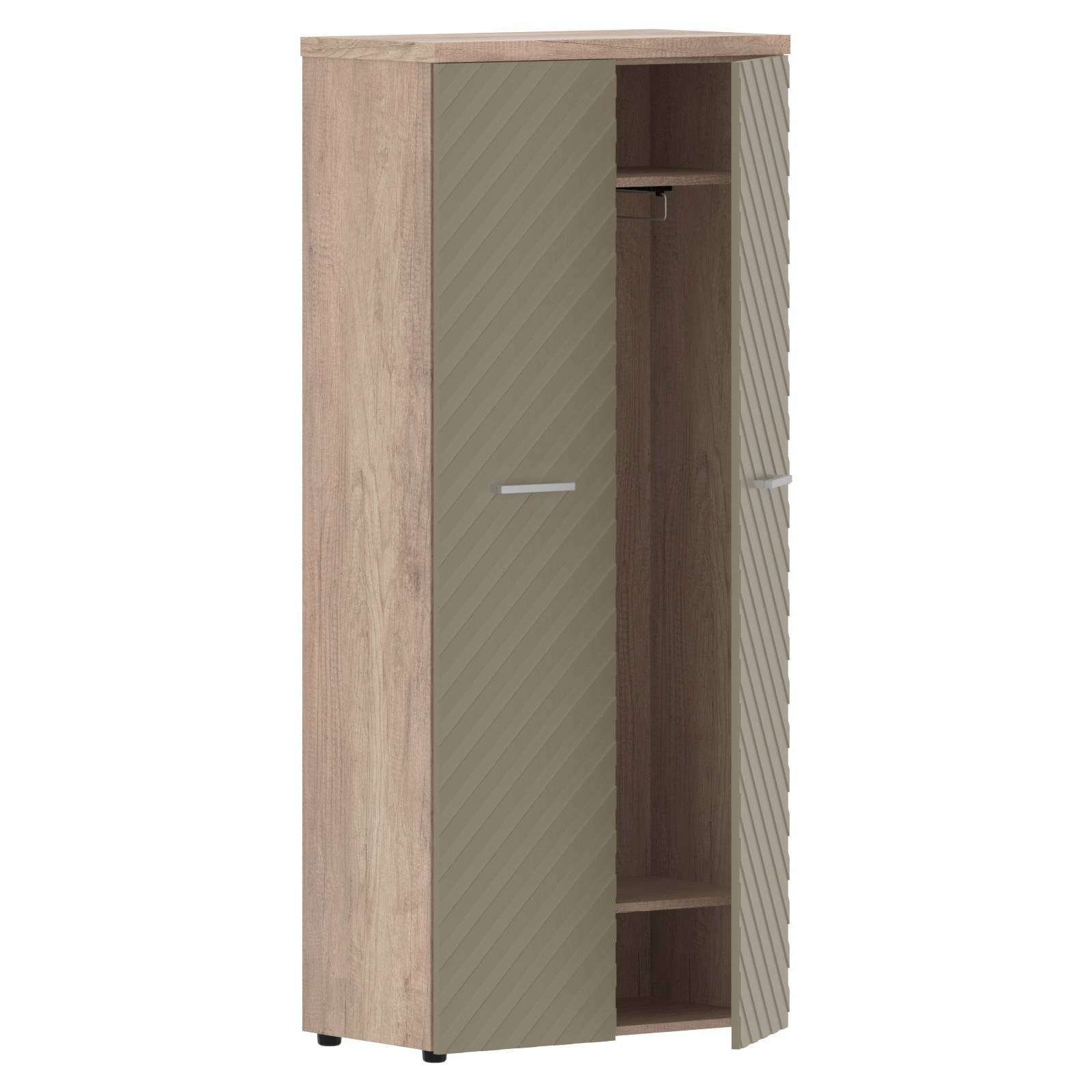 Гардероб TLCW 85 Капучино/Дуб Каньон Z 856х450х1968 TORR LUX