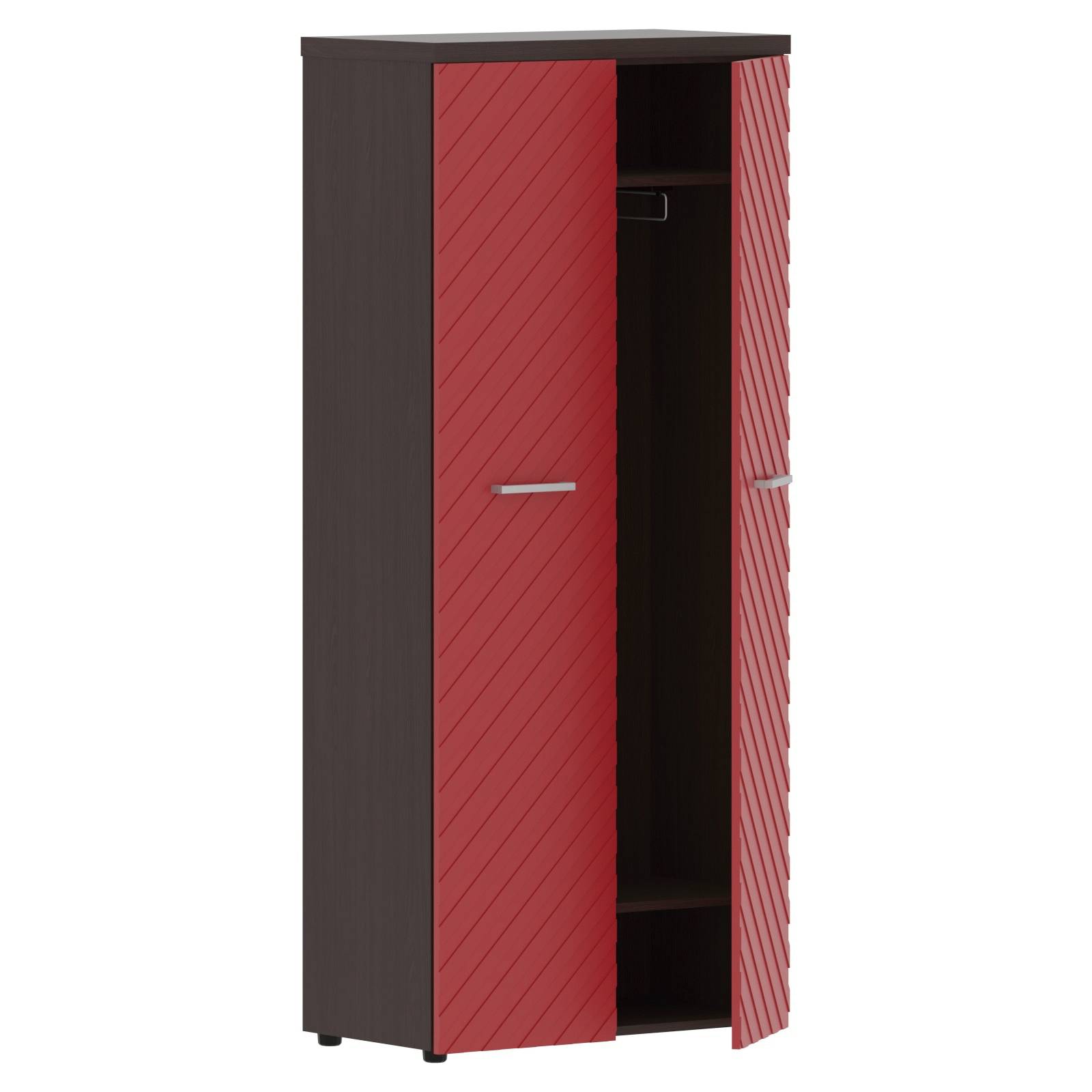 Гардероб TLCW 85 Красный/Венге Магия Z 856х450х1968 TORR LUX