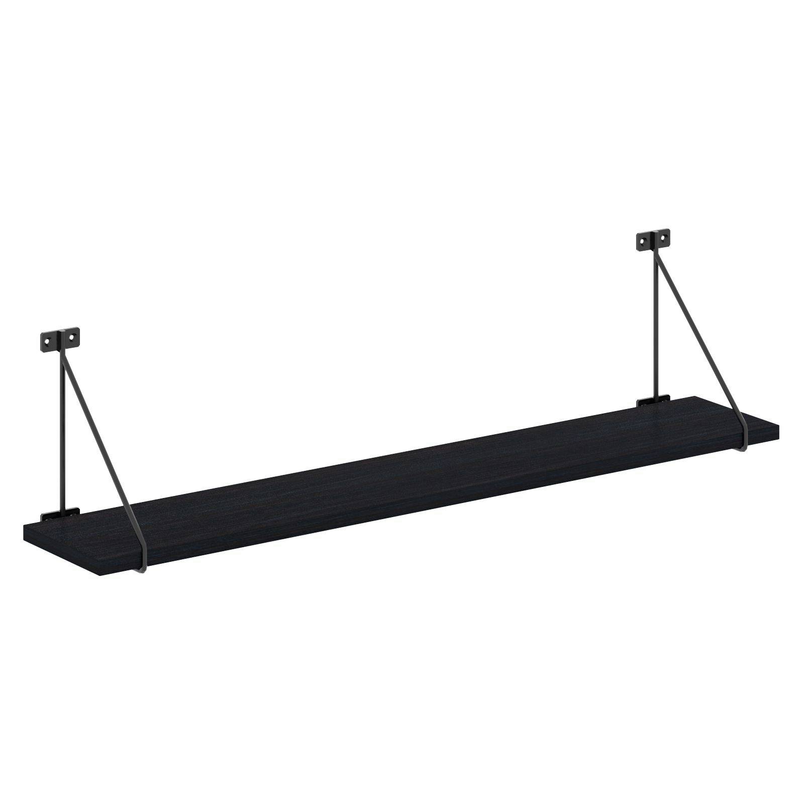 Полка с полкодержателями SH3-BAR Дуб Юкон Модерн 860х166х209 COFFEE