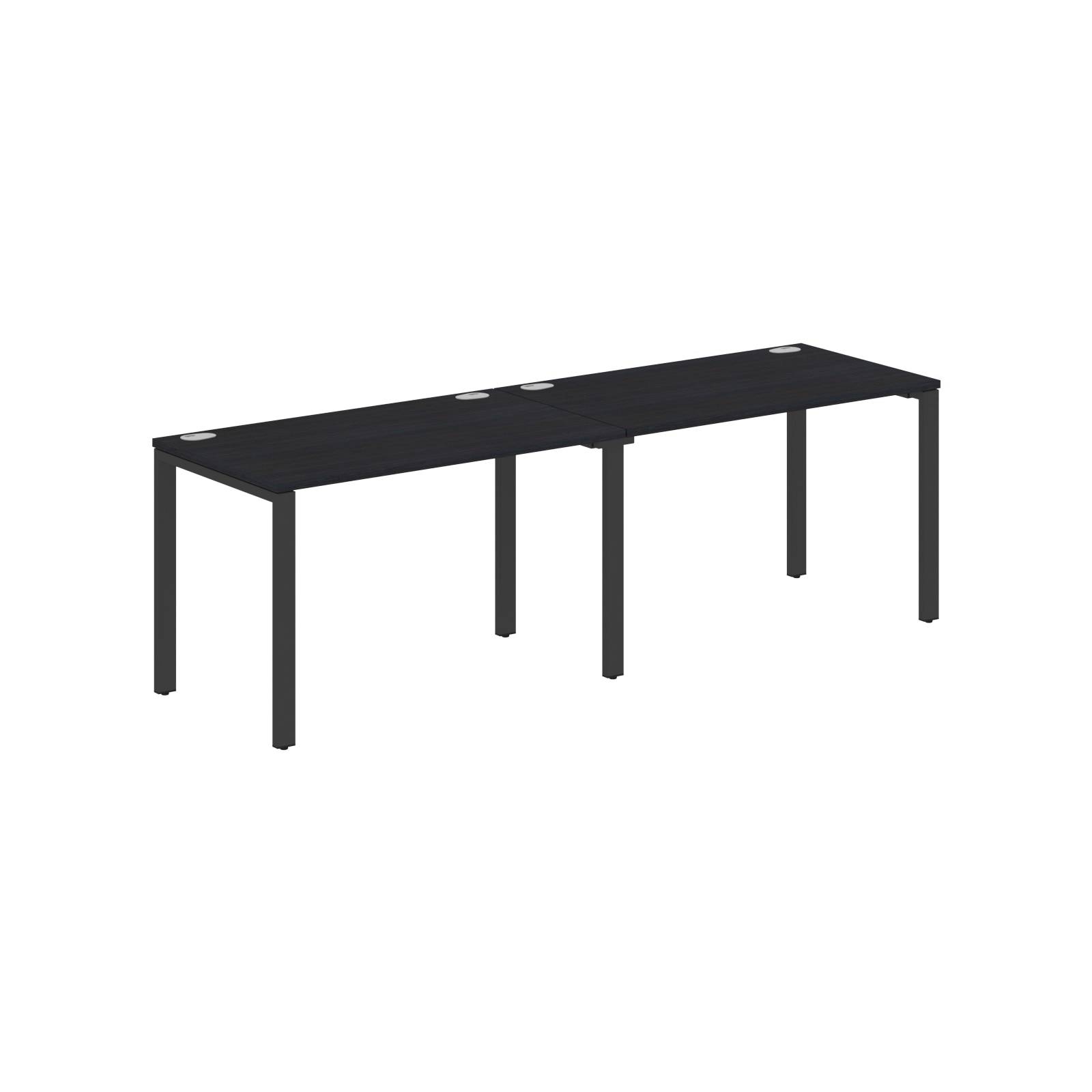 Стол 2-х местный XS6WST 2470 Дуб Юкон/Антрацит 2400х700х750 XTEN-S60