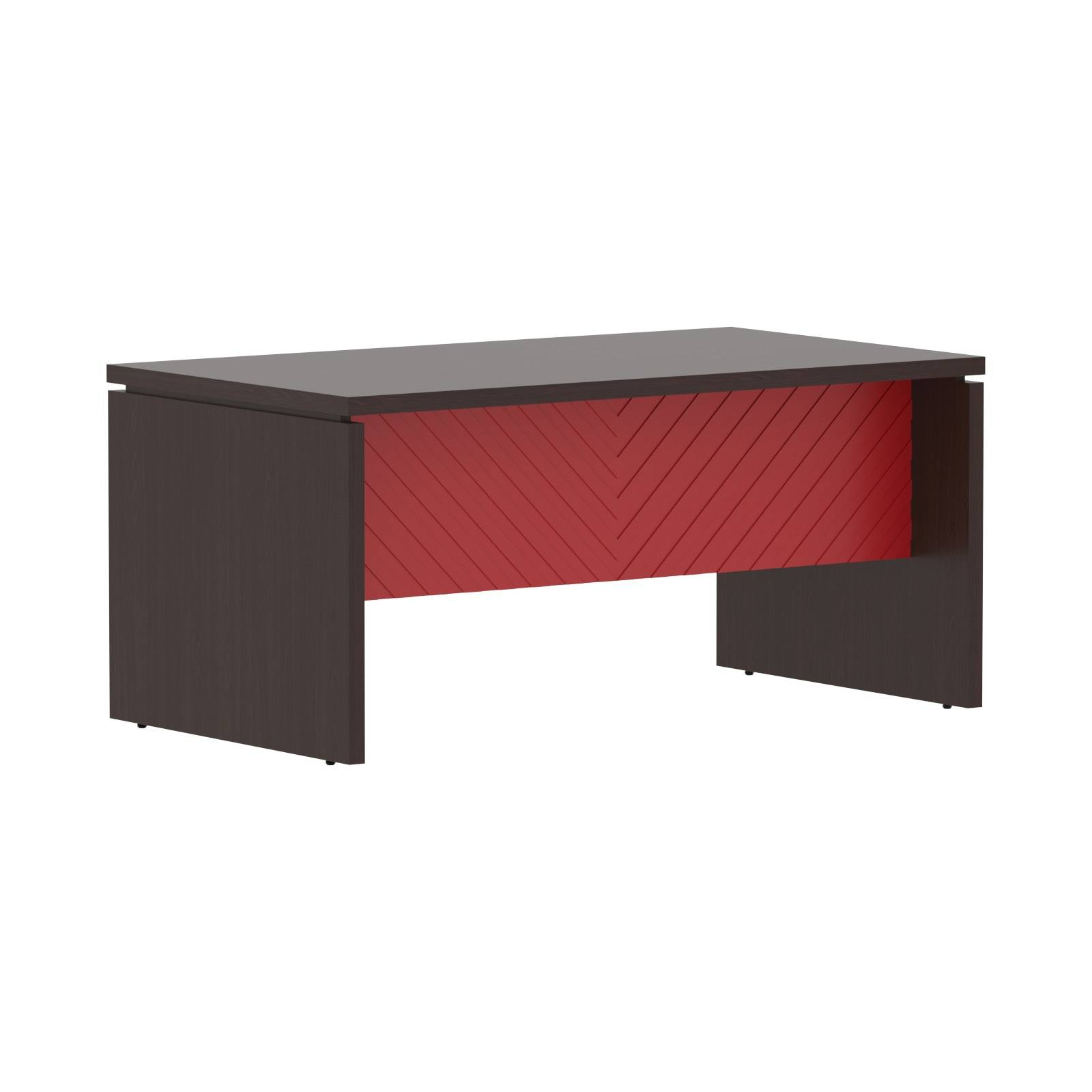 Стол руководителя TLST 169 Венге Магия Z/Красный 1600х900х750 TORR LUX