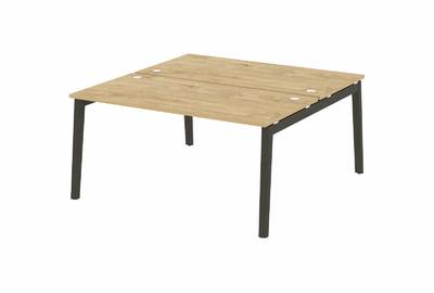 Рабочая станция на деревянных опорах Onix wood OW.D.RS-2.4.8