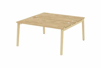 Рабочая станция на деревянных опорах Onix wood OW.D.RS-2.4.8