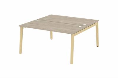 Рабочая станция на деревянных опорах Onix wood OW.D.RS-2.4.8