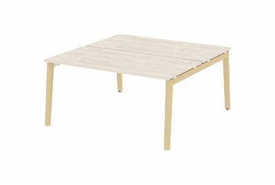 Рабочая станция на деревянных опорах Onix wood OW.D.RS-2.4.8