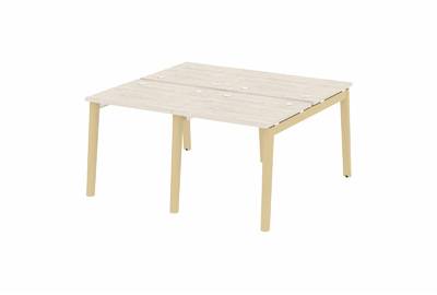 Рабочая станция на деревянных опорах Onix wood OW.D.RS-4.0.7
