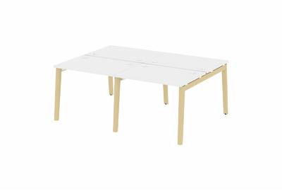 Рабочая станция на деревянных опорах Onix wood OW.D.RS-4.1.7