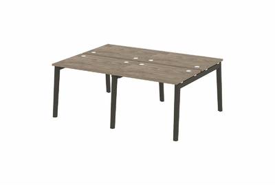 Рабочая станция на деревянных опорах Onix wood OW.D.RS-4.1.7