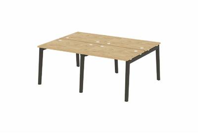 Рабочая станция на деревянных опорах Onix wood OW.D.RS-4.1.7