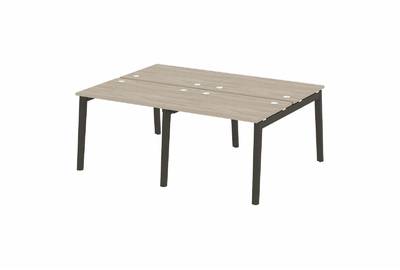 Рабочая станция на деревянных опорах Onix wood OW.D.RS-4.1.7