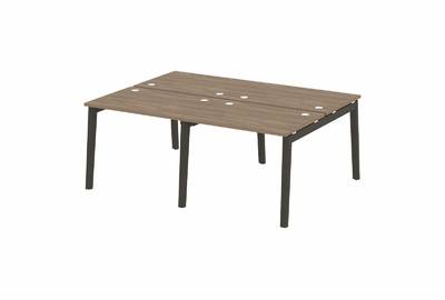 Рабочая станция на деревянных опорах Onix wood OW.D.RS-4.1.7