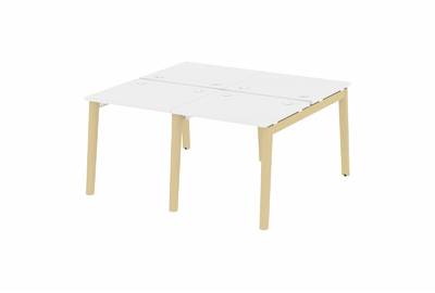 Рабочая станция на деревянных опорах Onix wood OW.D.RS-4.0.7