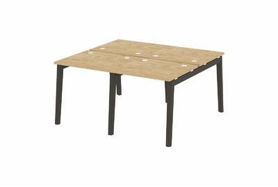 Рабочая станция на деревянных опорах Onix wood OW.D.RS-4.0.7