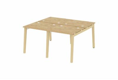 Рабочая станция на деревянных опорах Onix wood OW.D.RS-4.0.7