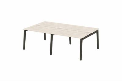 Рабочая станция на деревянных опорах Onix wood OW.D.RS-4.2.7