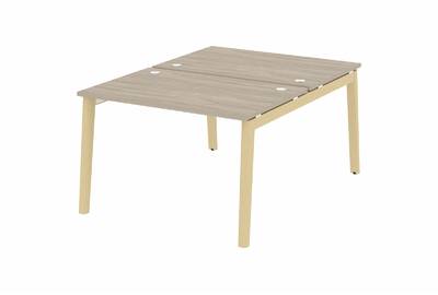 Рабочая станция на деревянных опорах Onix wood OW.D.RS-2.2.8