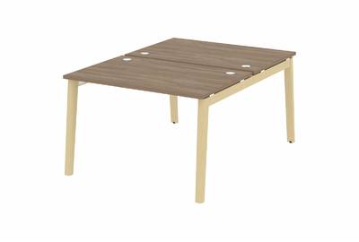 Рабочая станция на деревянных опорах Onix wood OW.D.RS-2.2.8