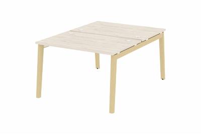 Рабочая станция на деревянных опорах Onix wood OW.D.RS-2.2.8
