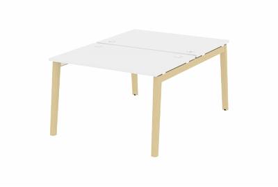 Рабочая станция на деревянных опорах Onix wood OW.D.RS-2.2.8