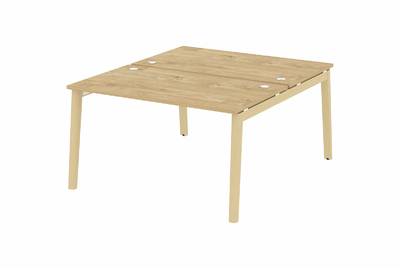 Рабочая станция на деревянных опорах Onix wood OW.D.RS-2.3.8