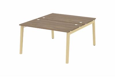 Рабочая станция на деревянных опорах Onix wood OW.D.RS-2.3.8