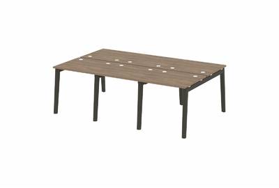 Рабочая станция на деревянных опорах Onix wood OW.D.RS-6.0.7