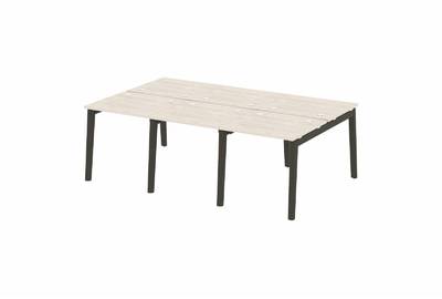 Рабочая станция на деревянных опорах Onix wood OW.D.RS-6.0.7