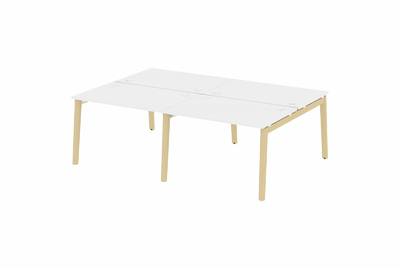 Рабочая станция на деревянных опорах Onix wood OW.D.RS-4.2.8