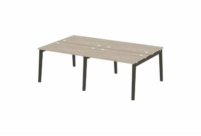 Рабочая станция на деревянных опорах Onix wood OW.D.RS-4.2.7