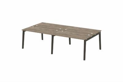 Рабочая станция на деревянных опорах Onix wood OW.D.RS-4.3.7