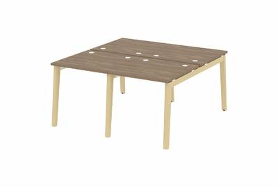Рабочая станция на деревянных опорах Onix wood OW.D.RS-4.0.8